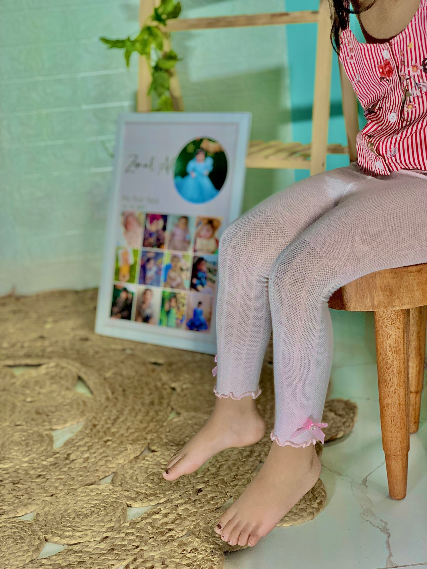 Girls Breathable Summer Leggings - Soft Mesh for Hot Weather