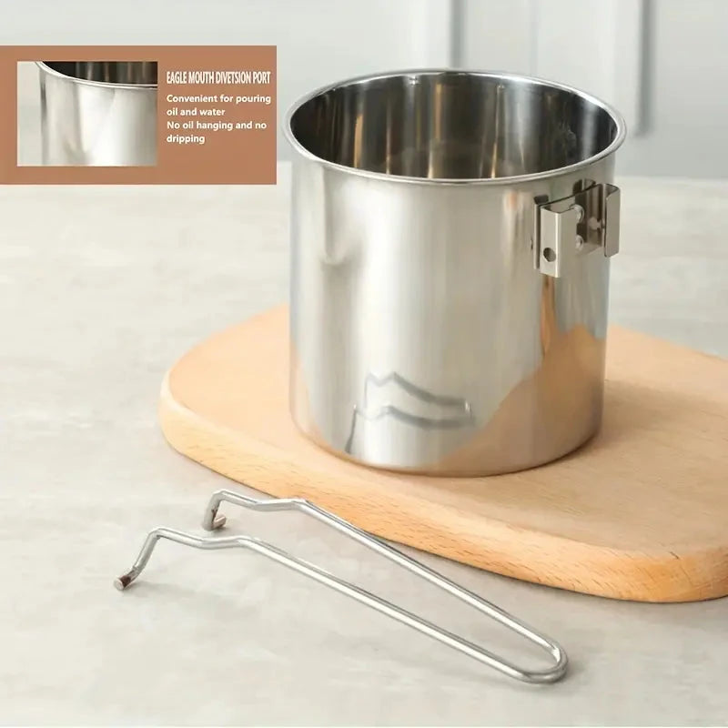 2-in-1 Stainless Steel Deep Fryer