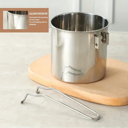 2-in-1 Stainless Steel Deep Fryer